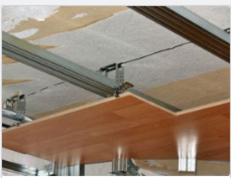Как правильно закрепить ламинат на потолке