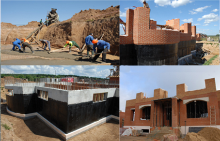 Строительство кирпичных домов по индивидуальным проектам