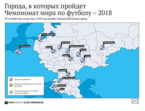Города чемпионата мира по футболу 2019 года - КалендарьГода Города чемпионата мира по футболу 2019 года - КалендарьГода
