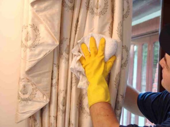 Как стирать шторы в домашних условиях