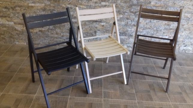 Основные виды складных стульев по материалу изготовления