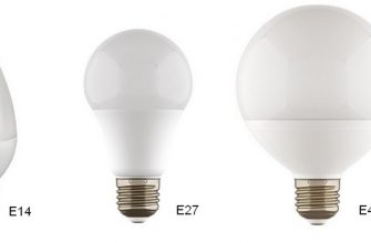 Что означает Е27 в характеристиках лампы